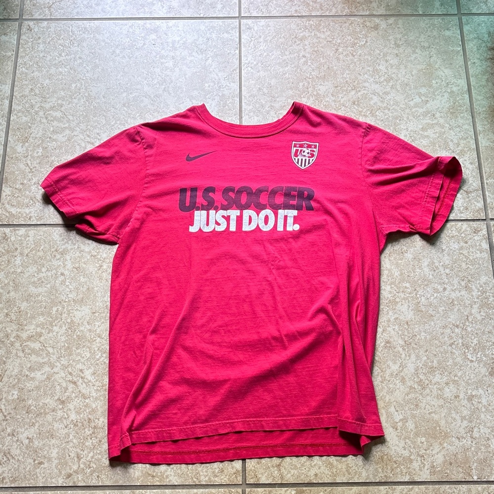 Nike Red U.S. Soccer Tee